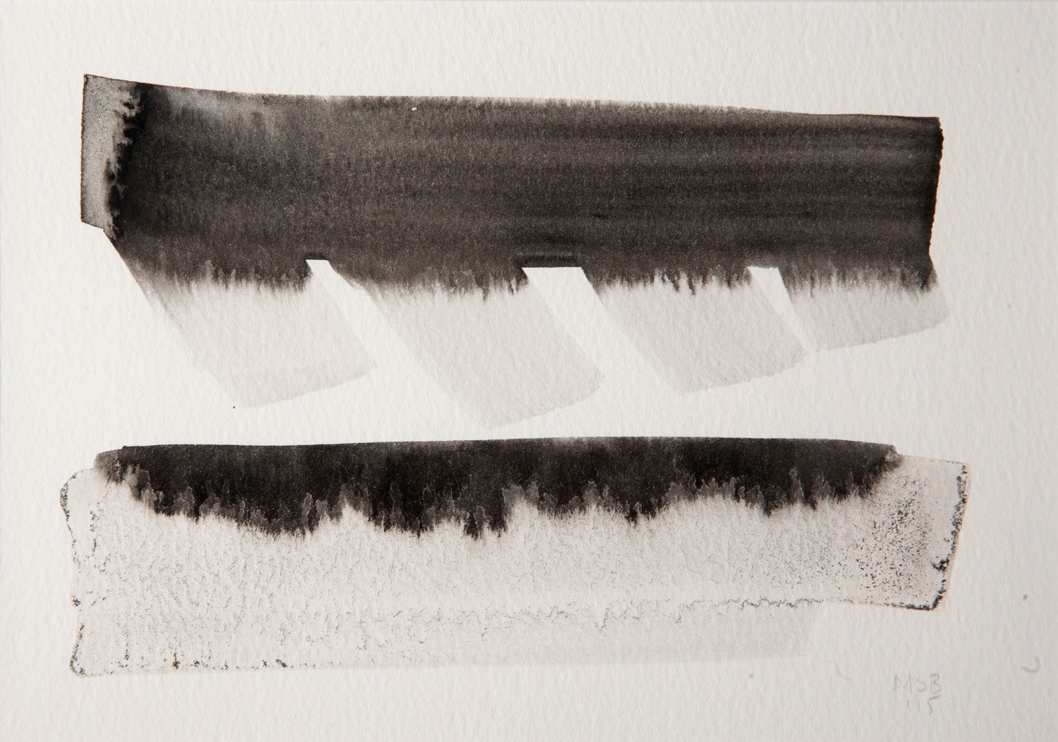 Mary Bourne, Rain Showers over Sea