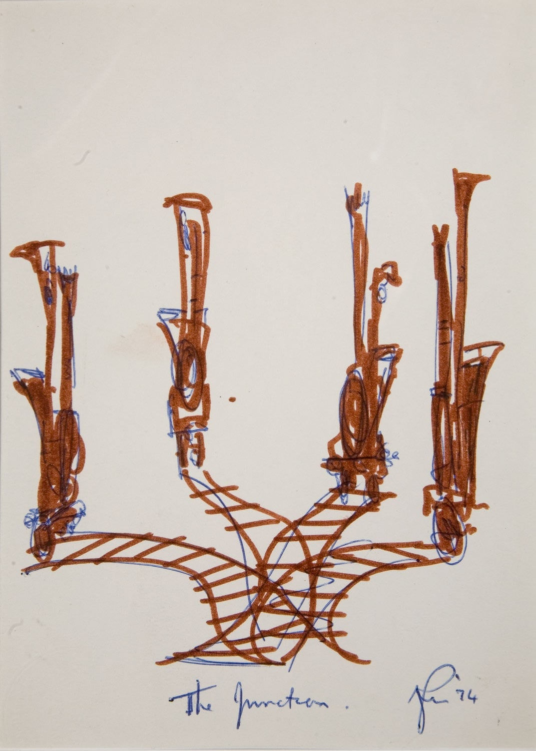 George Wyllie, The Junction, 1974