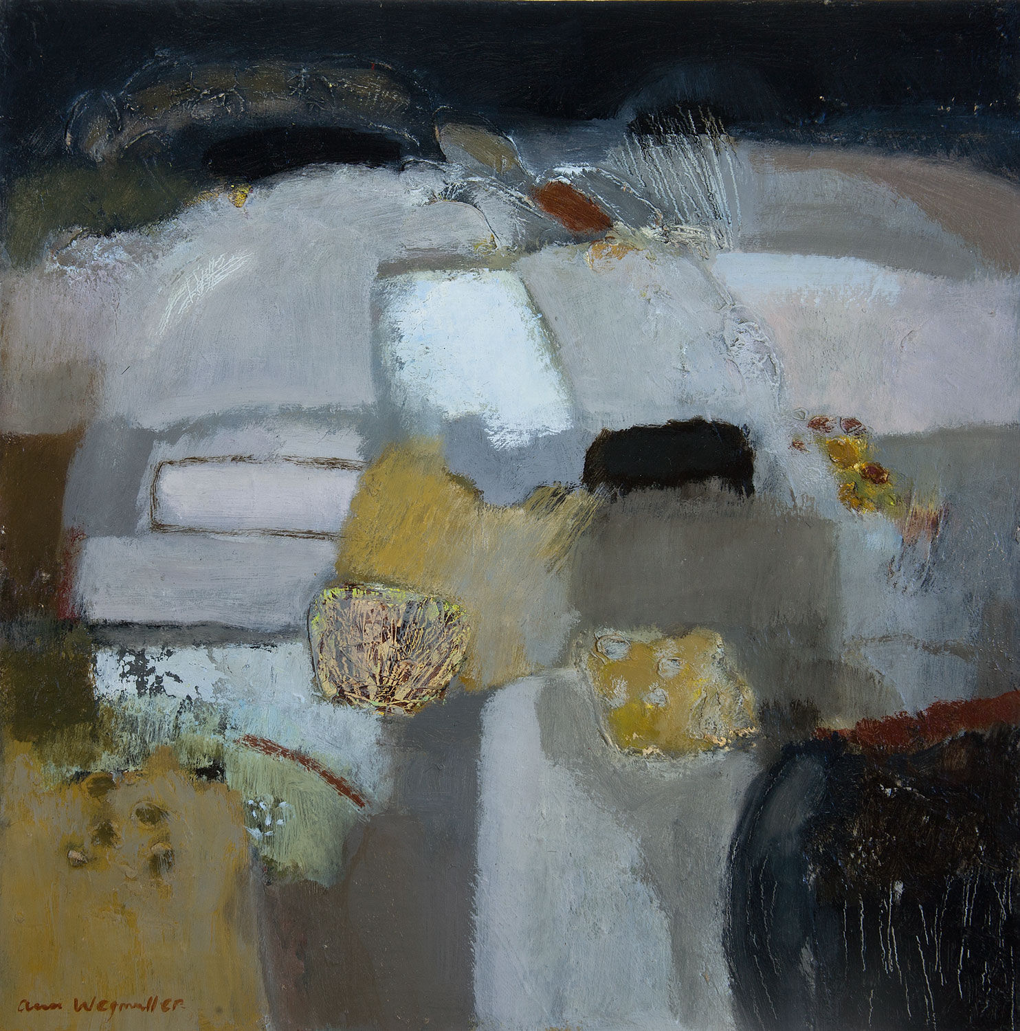 Ann Wegmuller RSW, Field Plans, Winter