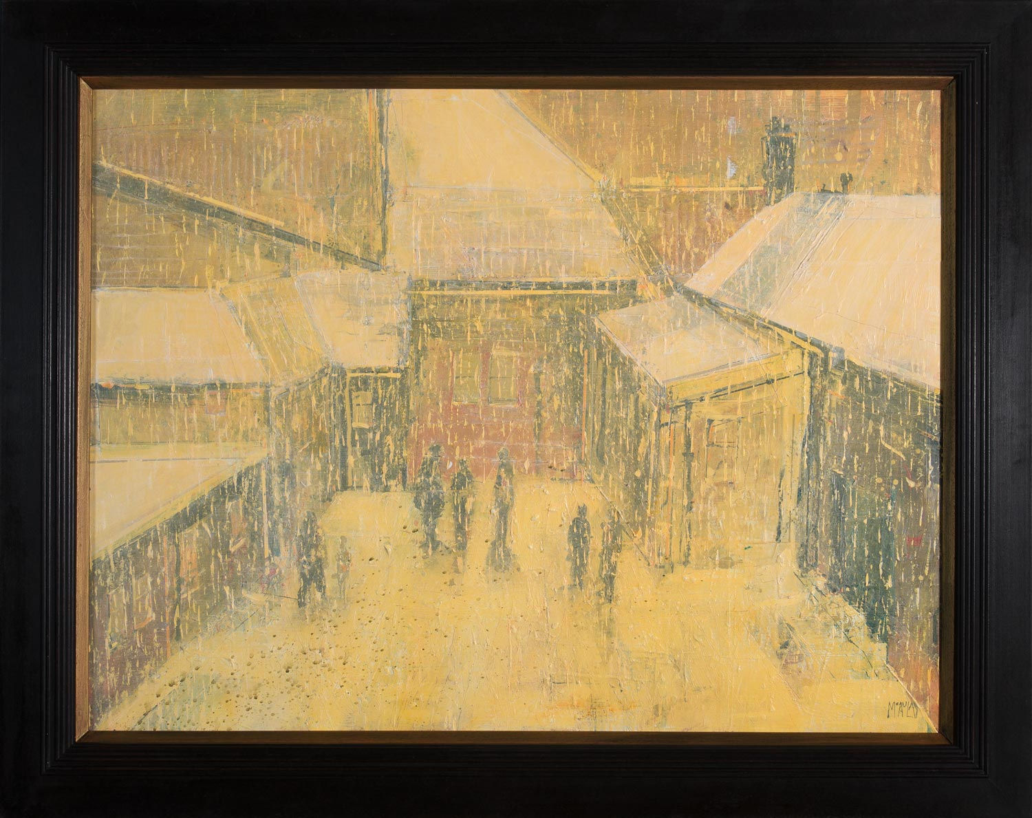 Robert McAulay, Back Court Gathering ii, 2020