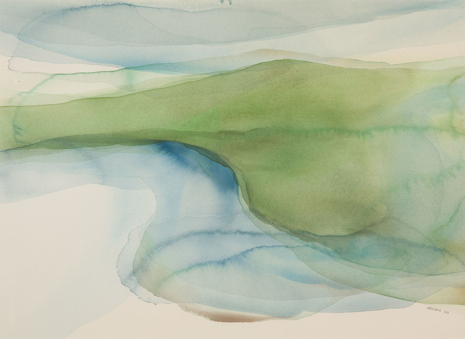 Peter Davis RSW, Gibbie Law's Burn, 2018