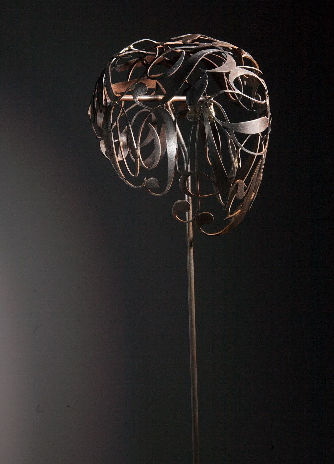 Jim Bond, Steel Letter Head, 2016