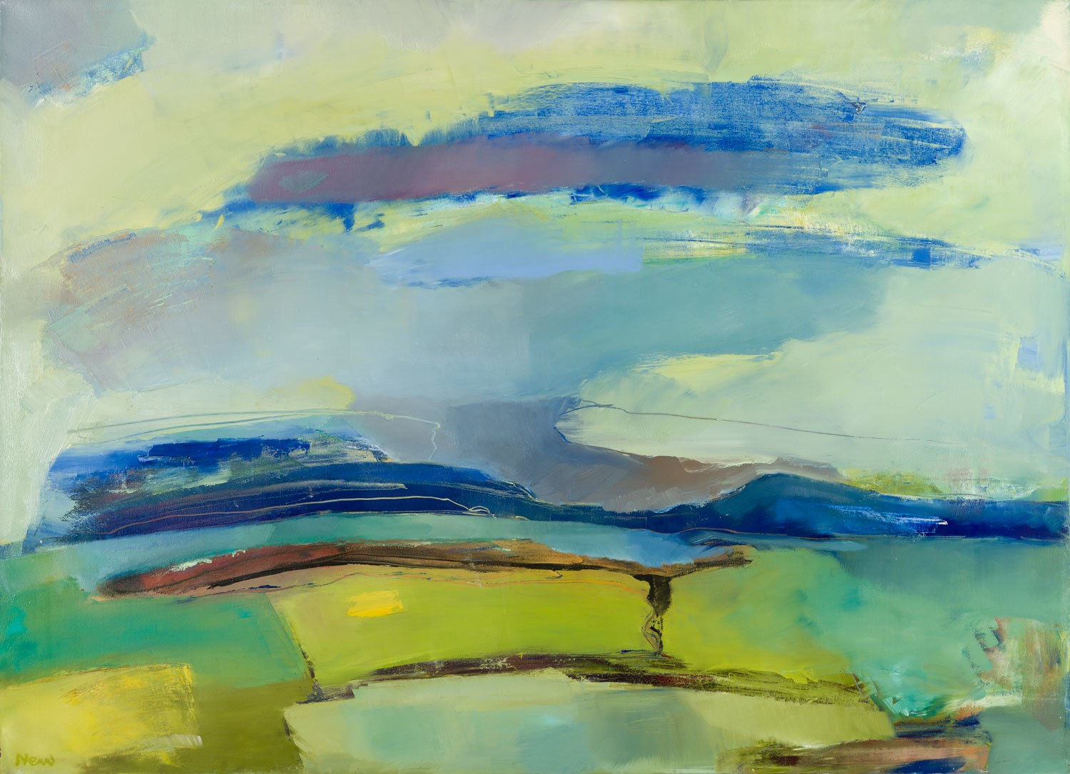 Maggie New, Sapphire Light, 2025