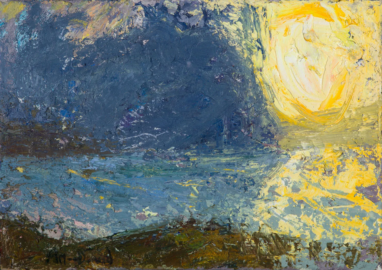 Allan MacDonald, Lay-by, Impending, 2020