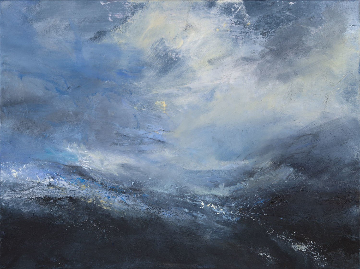 Janette Kerr, Tovi-rovin - early morning over Brindister, 2025