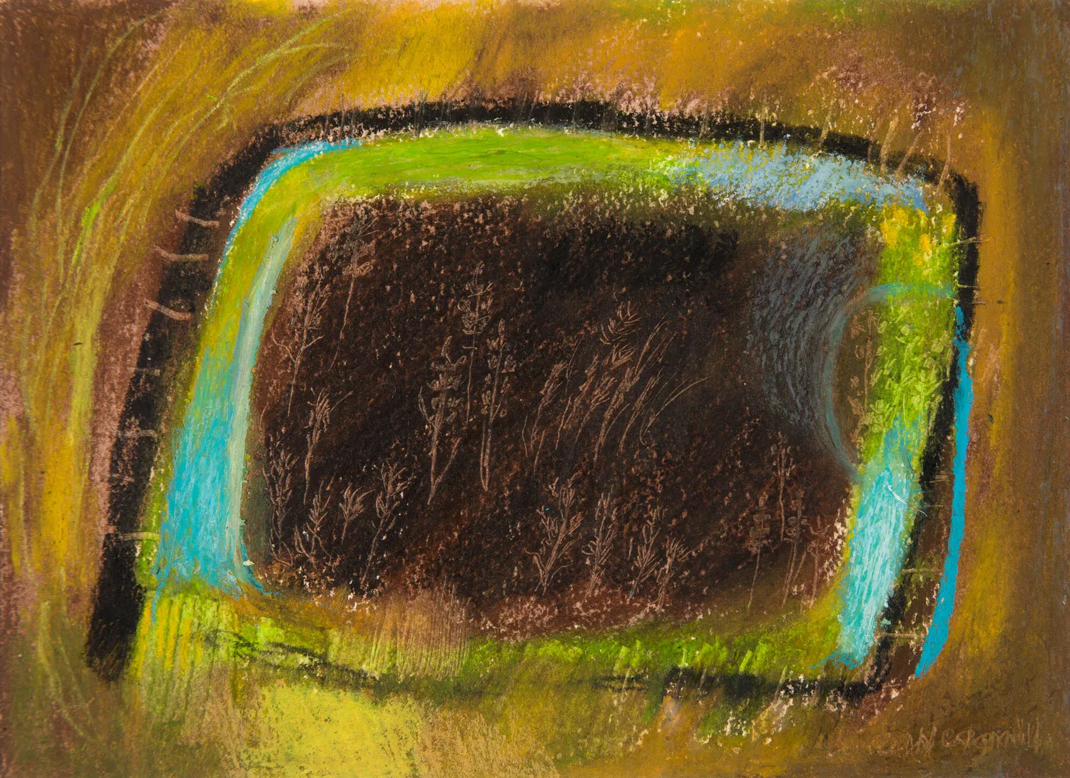 Ann Wegmuller RSW, Night Garden 1, 2019