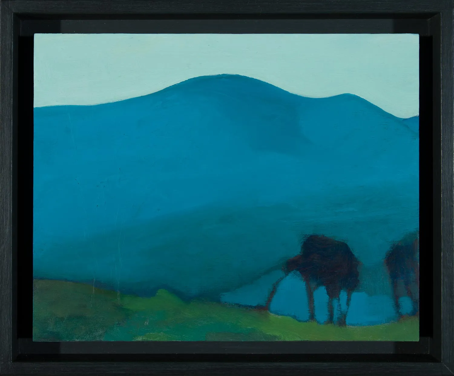 Jane MacNeill, Study in blue (Loch Morlich and Cairn Gorm), 2021