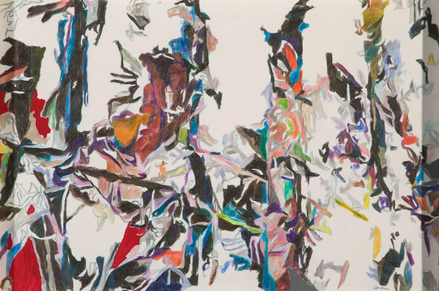 Patricia Paolozzi Cain, Field of Trees, 2019