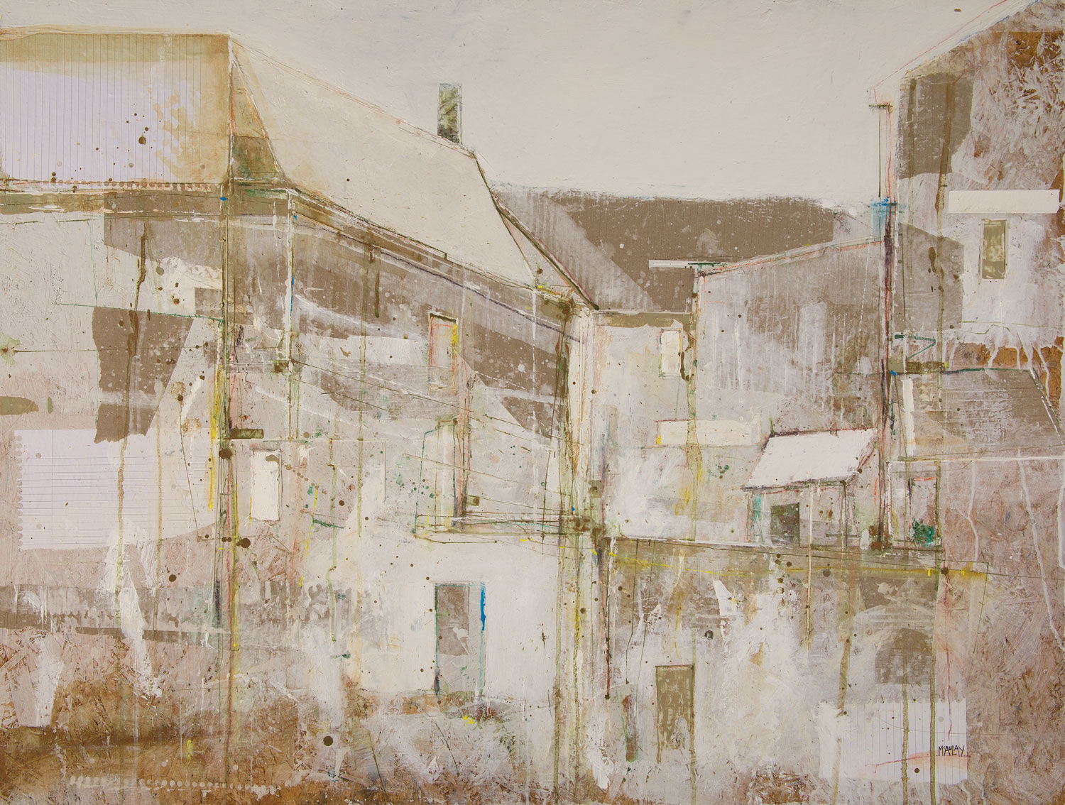 Robert McAulay, White Roofs 1, 2019