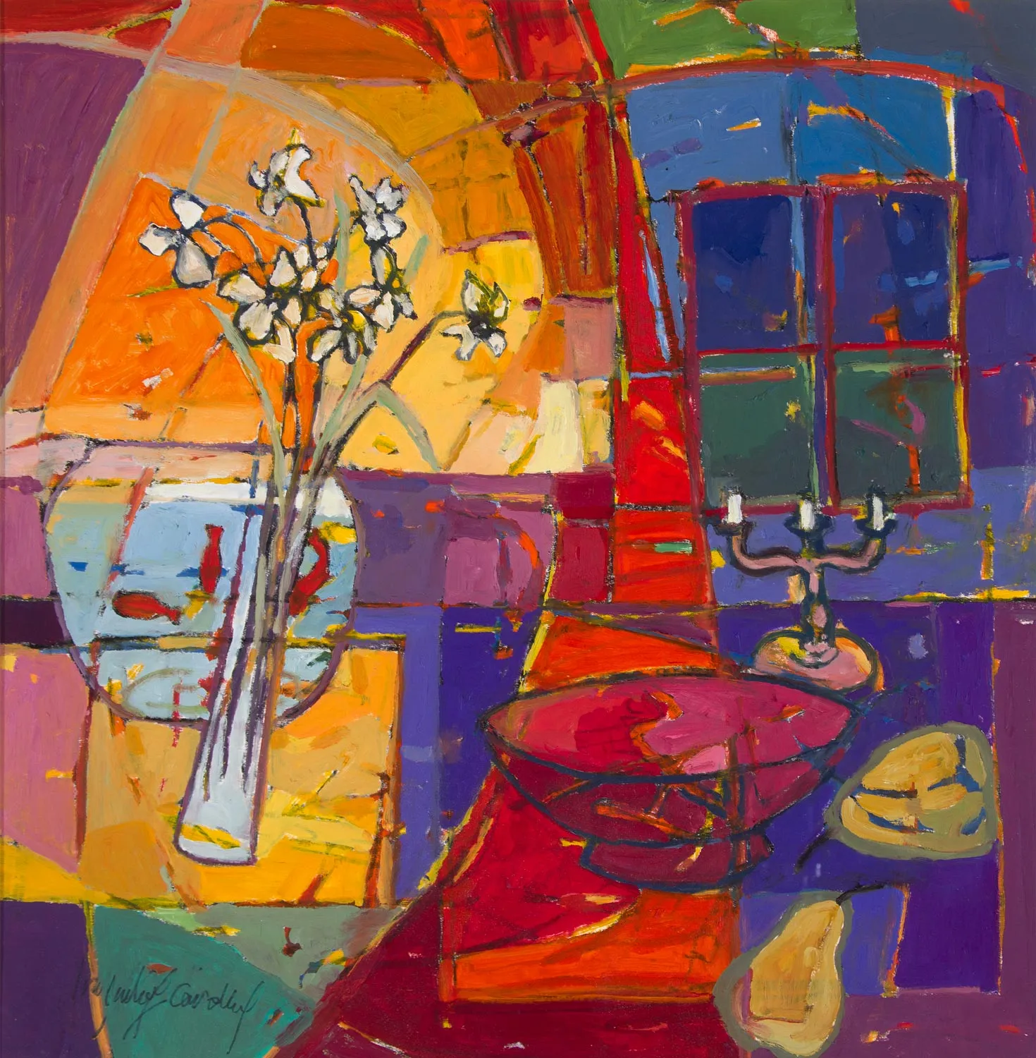 Catherine Imhof-Cardinal, Festive Window, 2017