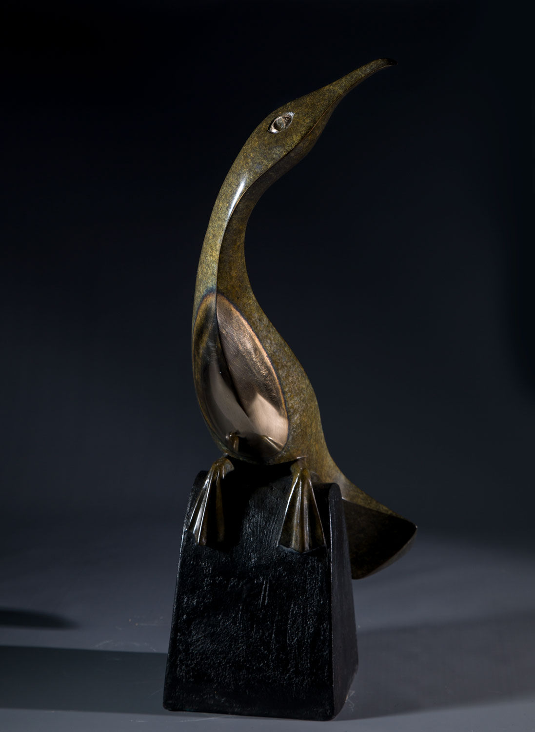 illona Morrice, Cormorant, Bronze