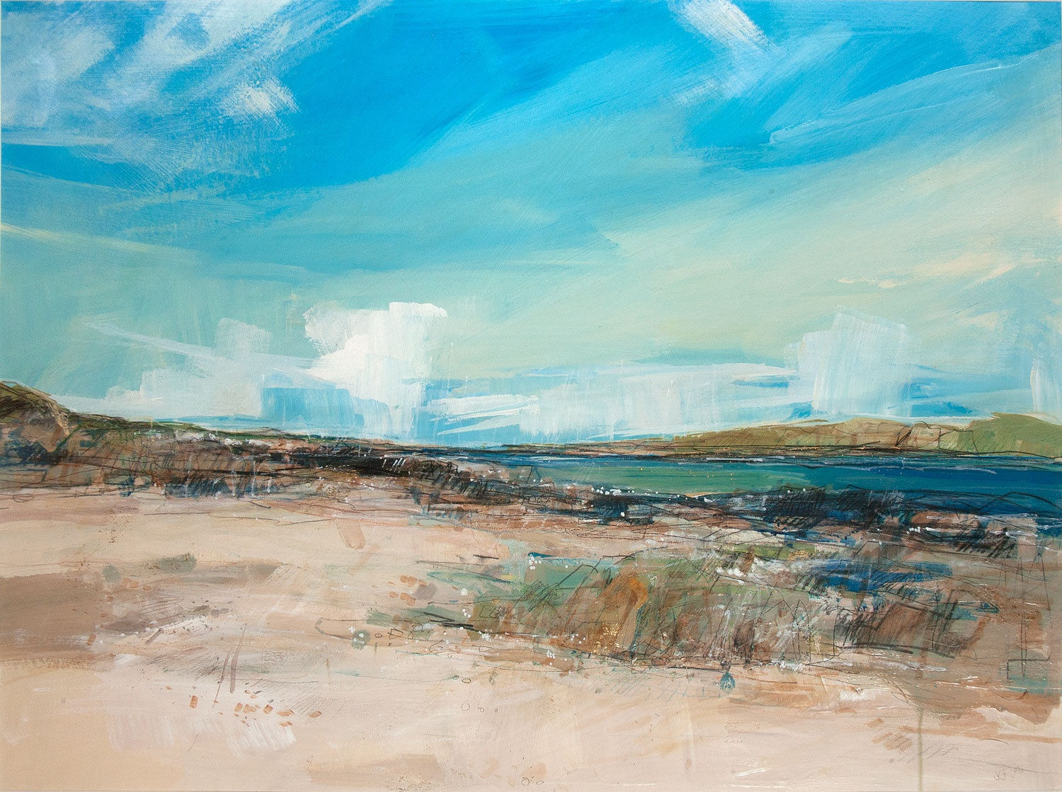 Sarah Carrington, White Cloud, Chalbha, Iona