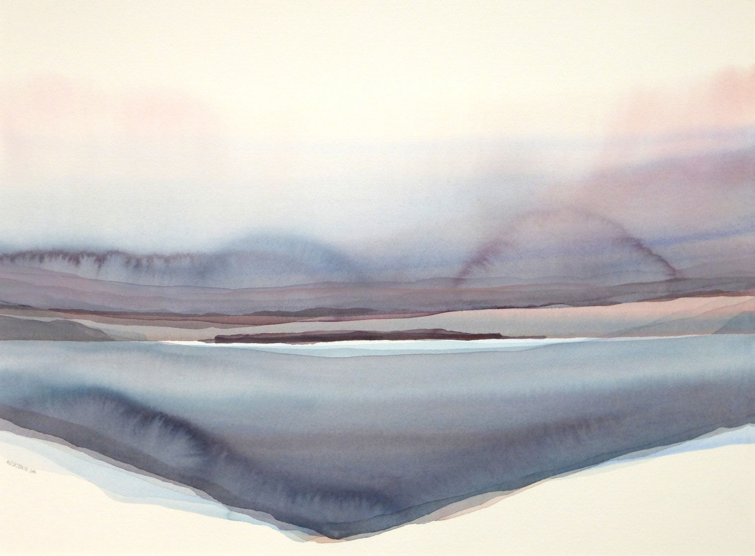 Peter Davis RSW, Hildasay, Floating