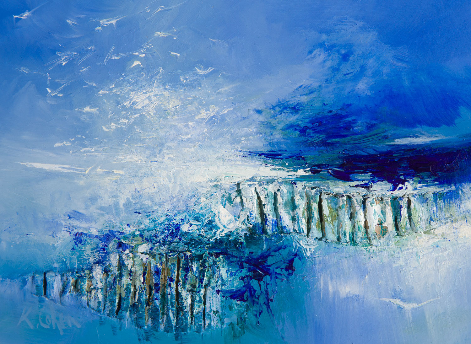 Kirstie Cohen, Seascape study viii, 2019