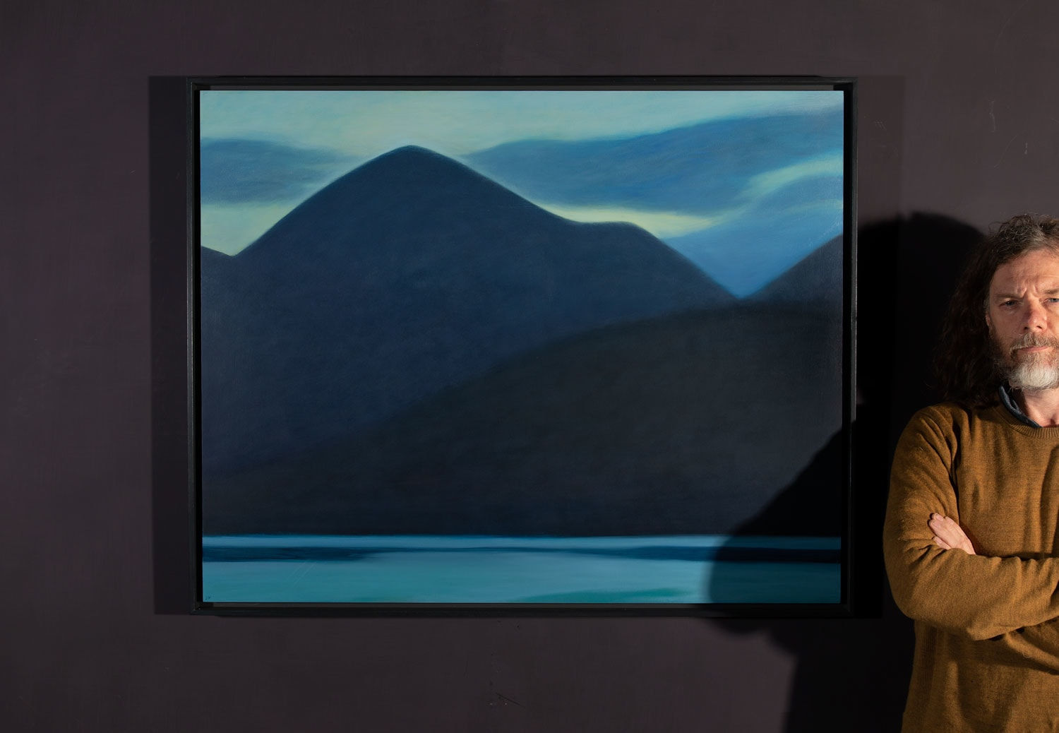 Jane MacNeill, Nightfall on Beinn Dearg Mhor, 2022