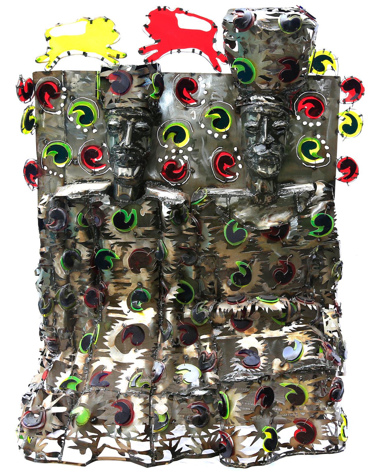 Sokari Douglas Camp, Coloured Paisley , 2008