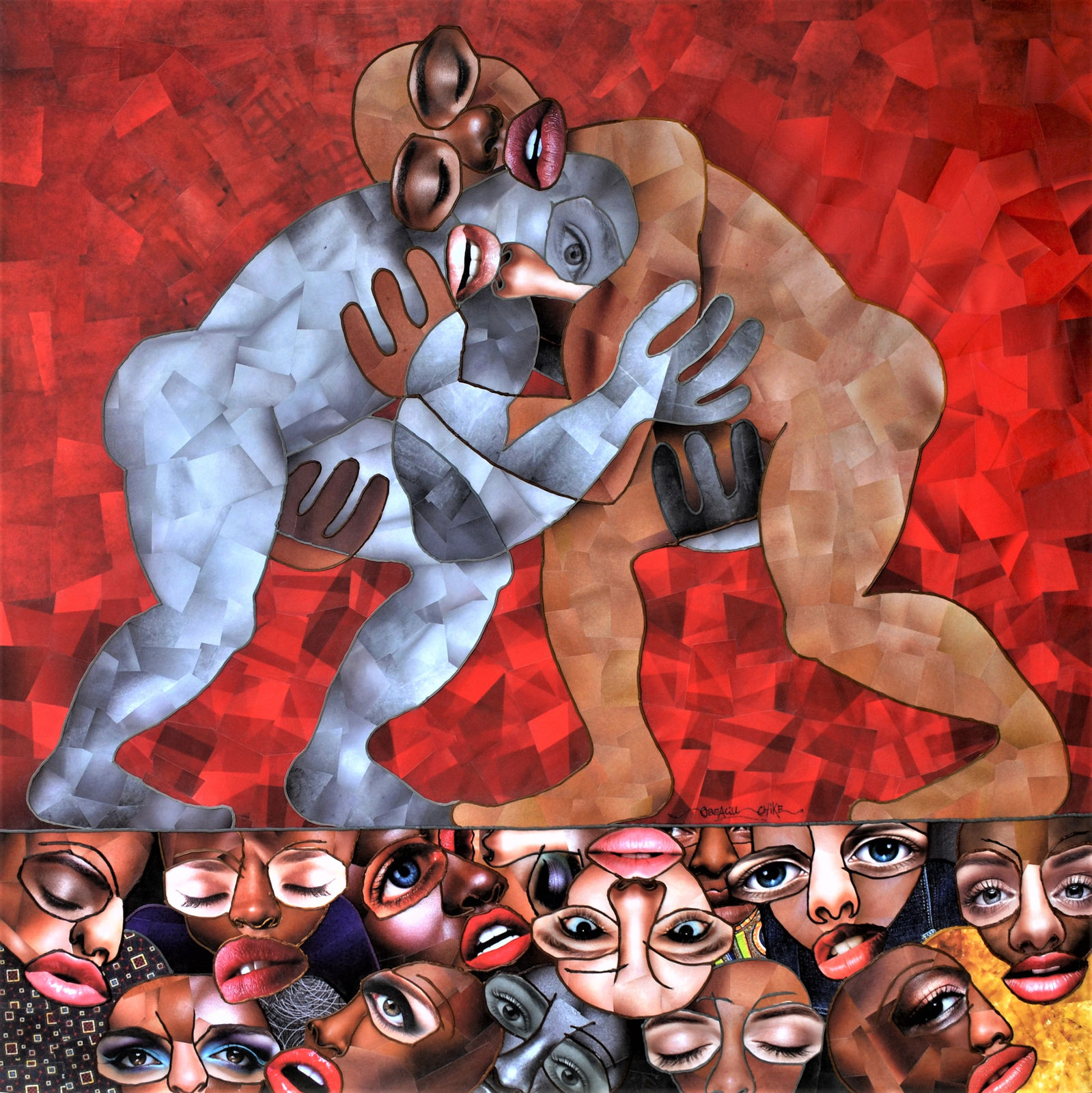 Chike Obeagu, When Two Elephants Fight II, 2019