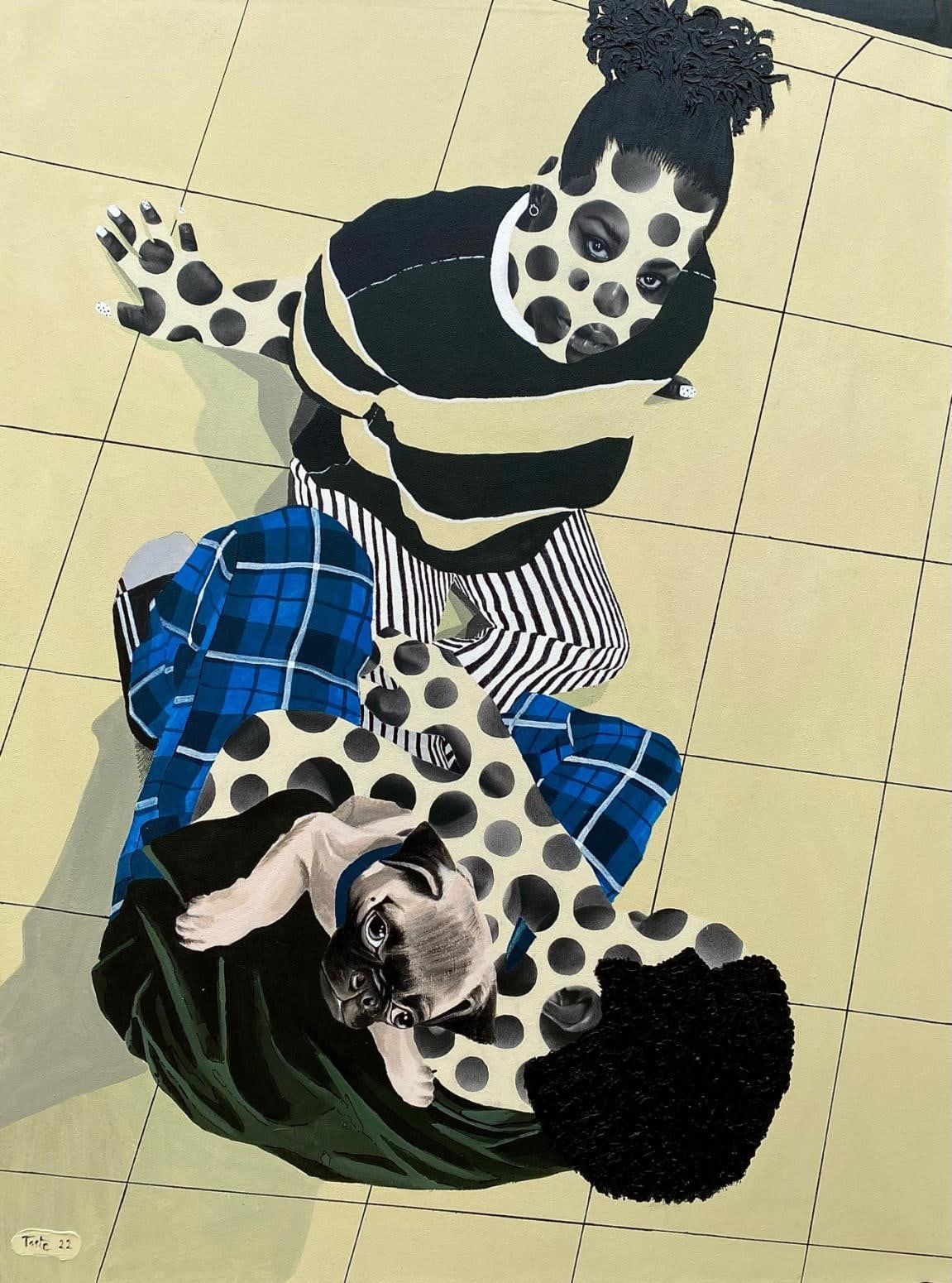 Talut Kareem, Moment with moon, 2022