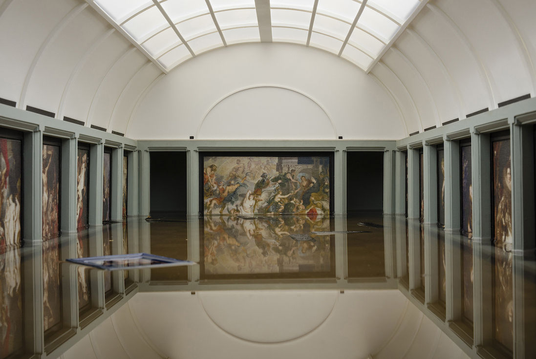 Tezi Gabunia, The view of Rubens’ room in the Museum of Louvre