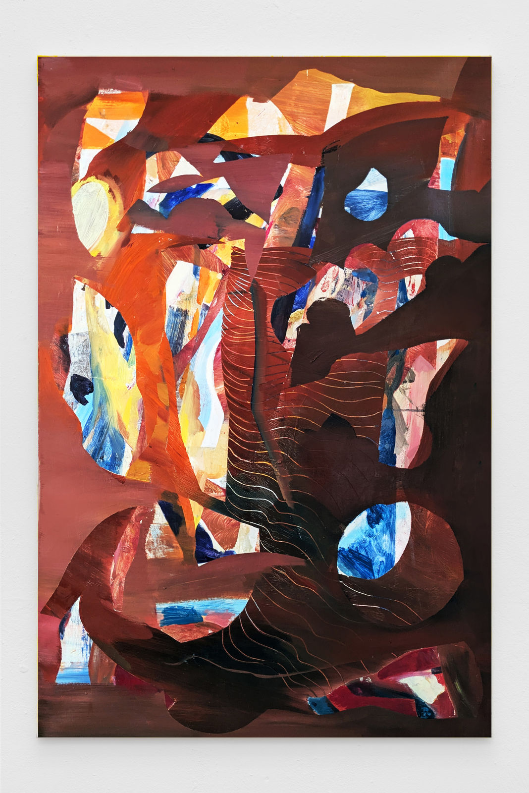 Groove of a Good Greive, Oil on canvas, 128x85cm, 2025