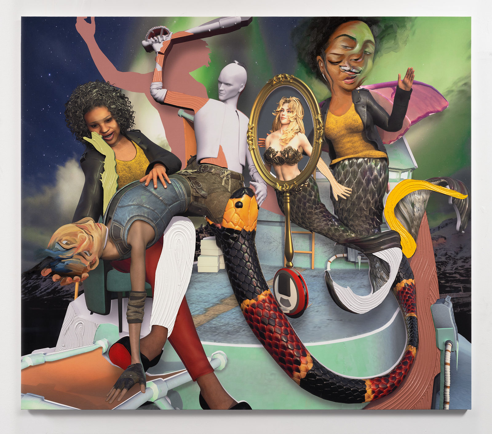 Pieter Schoolwerth, Fear Therapy (Rigged #39), 2023