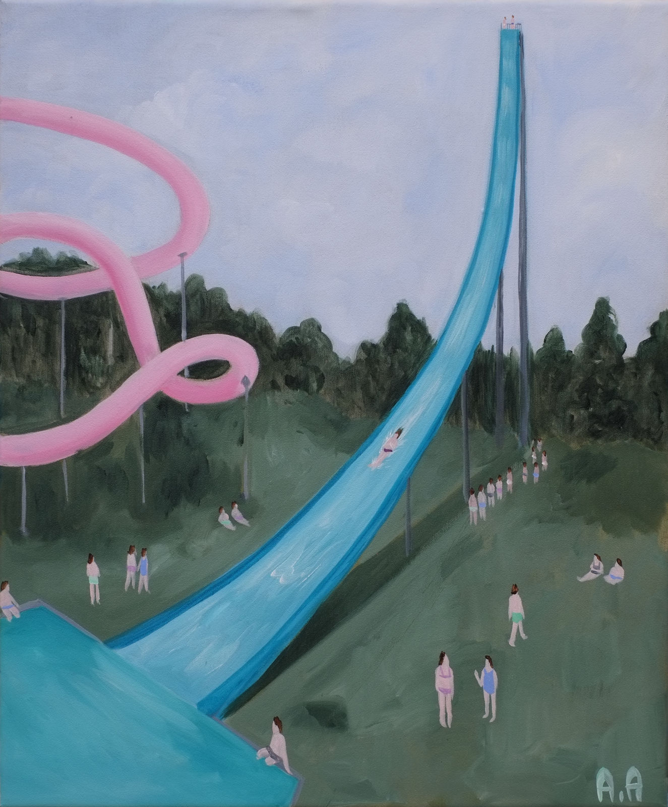 Audun Alvestad, All downhill from here, 2021