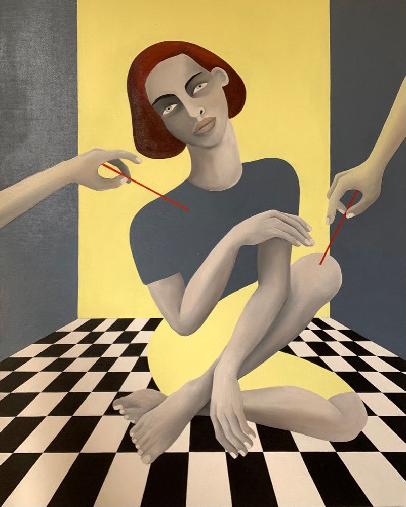 Rebecca Brodskis, La leçon de clinique (1), 2023