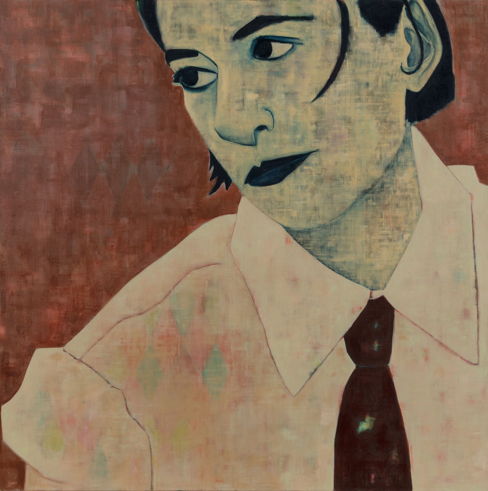 Sara Berman, Self Portrait in Peach, 2022