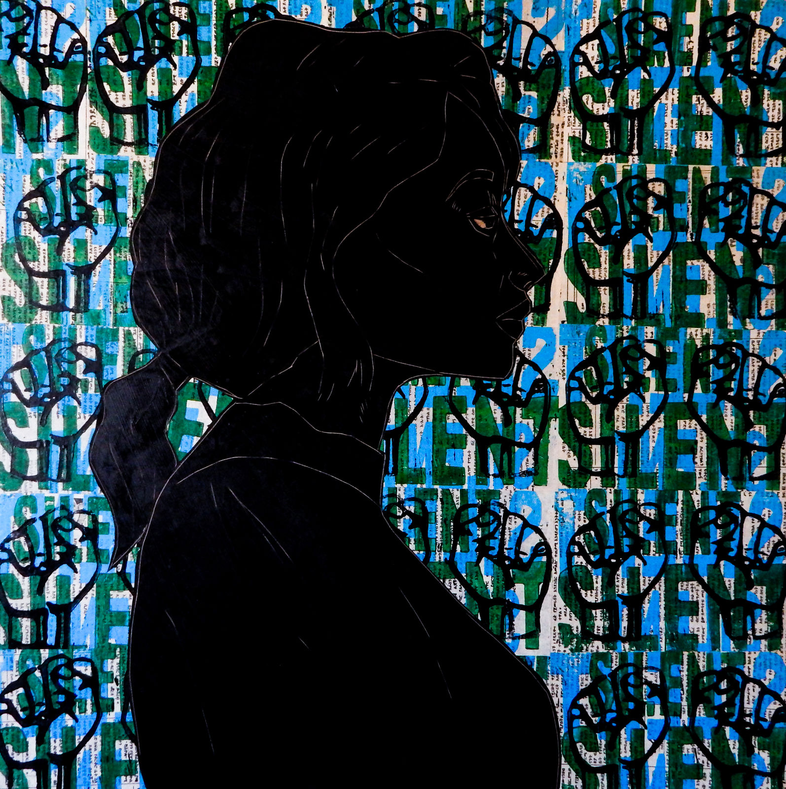 Ephrem Solomon, Silence Series 7 , 2017