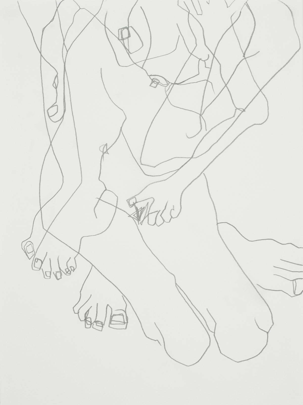 Luella Bartley, Kneeling pair, 2022