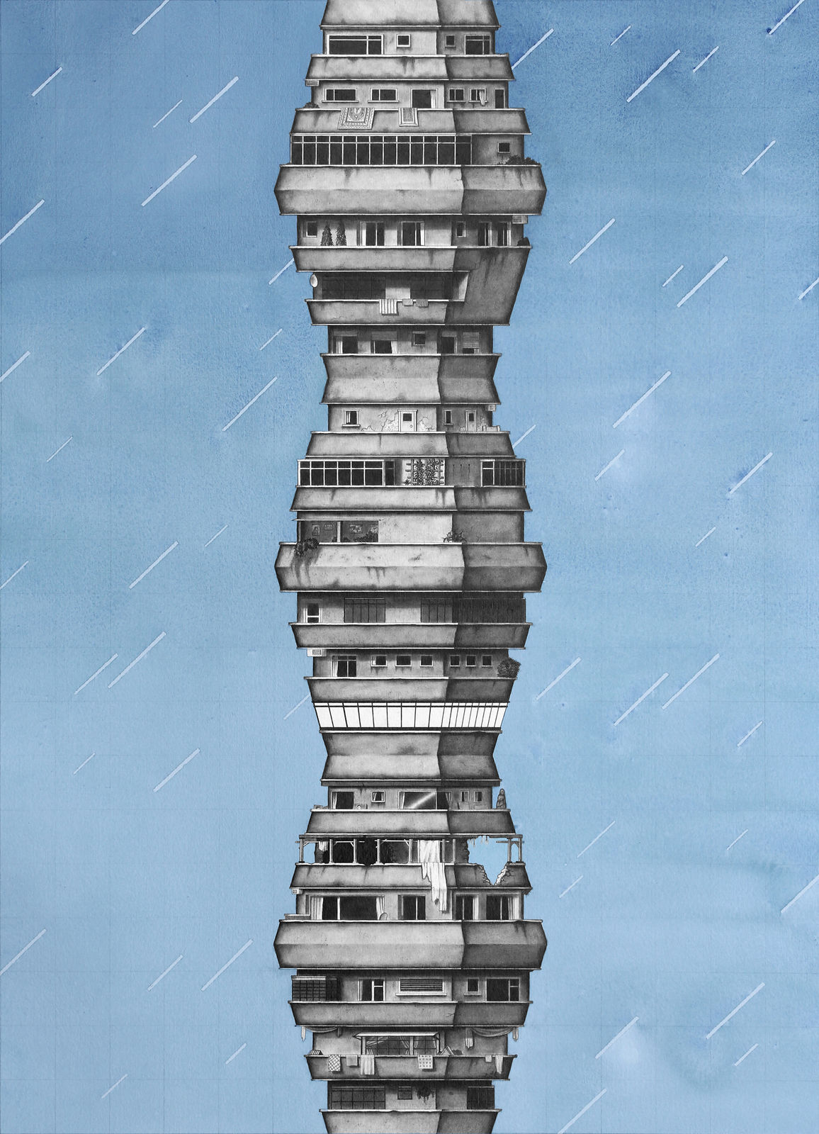 Chris Agnew, Ba Da, Dodă (Breeze block), 2016