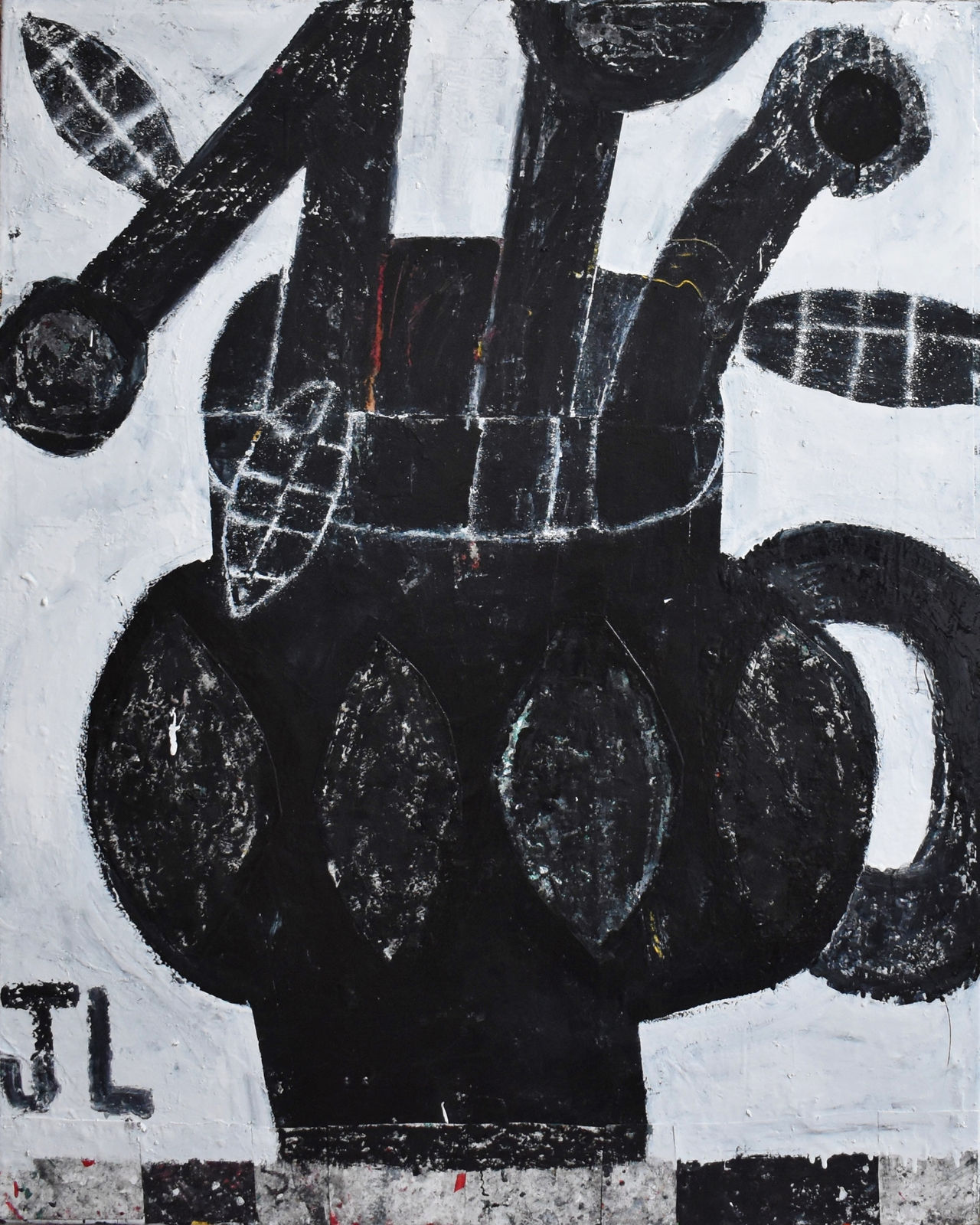 Joachim Lambrechts, Flowers in a vase, 2021