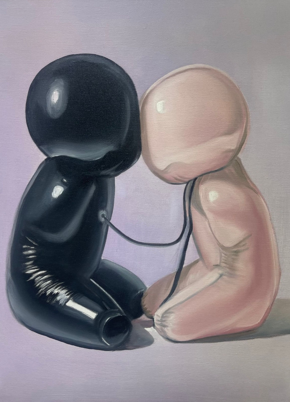 Charlie Stein, Encrypted Bodies (Opposites III), 2025