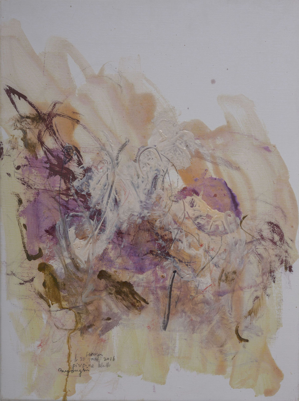 Myonghi 明 姬, Peony 1《牡丹 1》, 2016