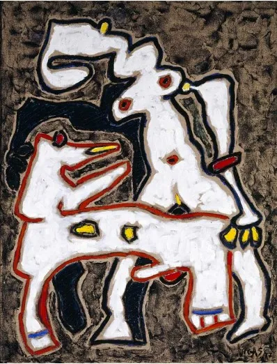 Oswaldo Vigas 奧斯瓦爾多 · 維加斯, El Perro y su Dueña (The Dog and His Owner)《愛狗之人》, 1997