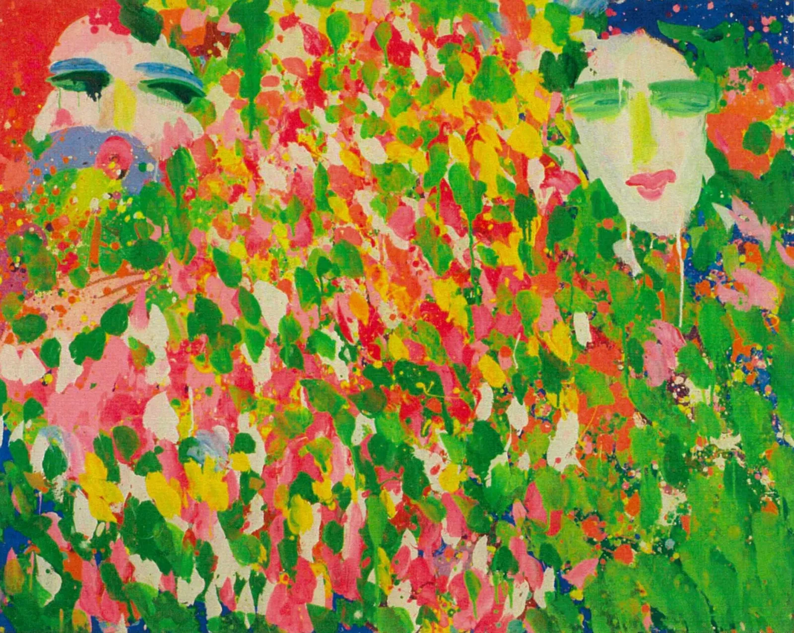 Walasse Ting 丁雄泉, I Love Hot Summer (我喜歡熱夏天), 1985