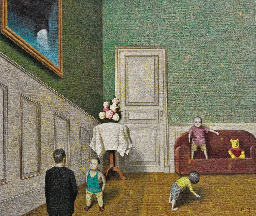 Liu Hong Wei 劉宏偉, Man in Black (穿黑衣的男人), 2014