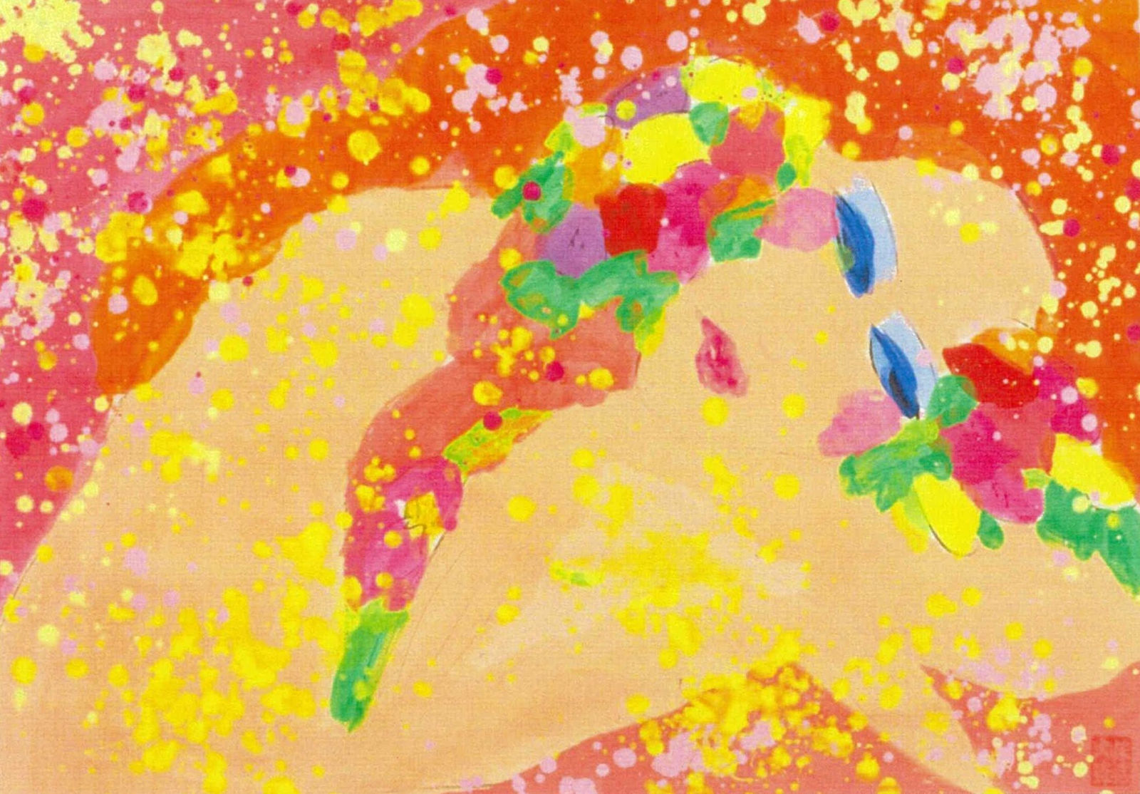 Walasse Ting 丁雄泉, Opusculum 133 (小品133), 2000s