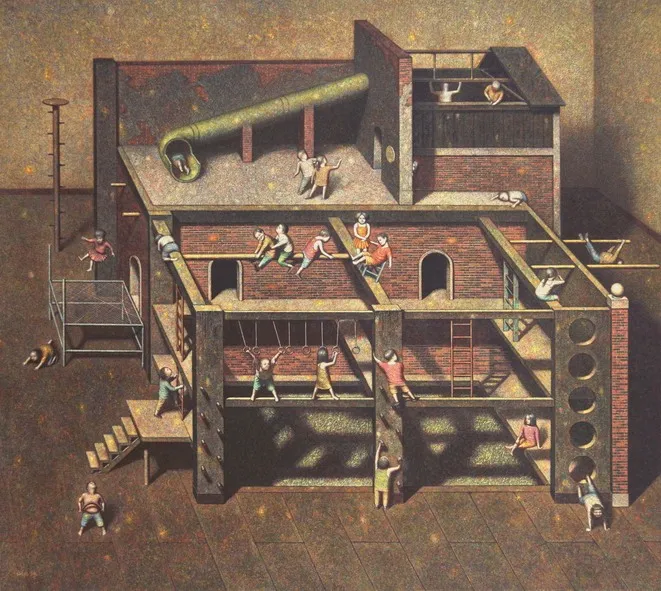 Liu Hong Wei 劉宏偉, Children at Play (嬉), 2010