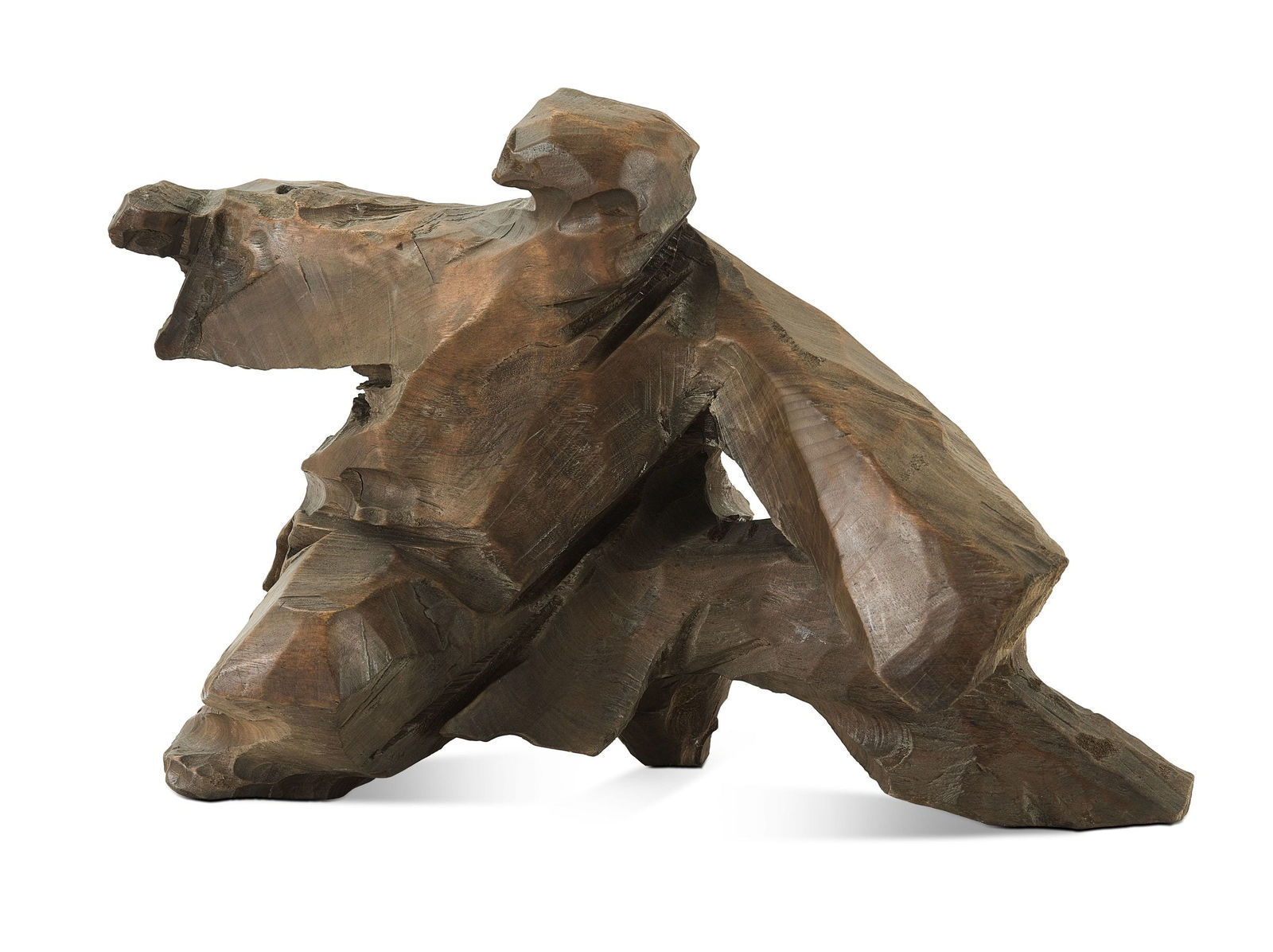 Ju Ming 朱 銘, Taichi Series - Single Whip《太極系列—單鞭下勢》, 1976