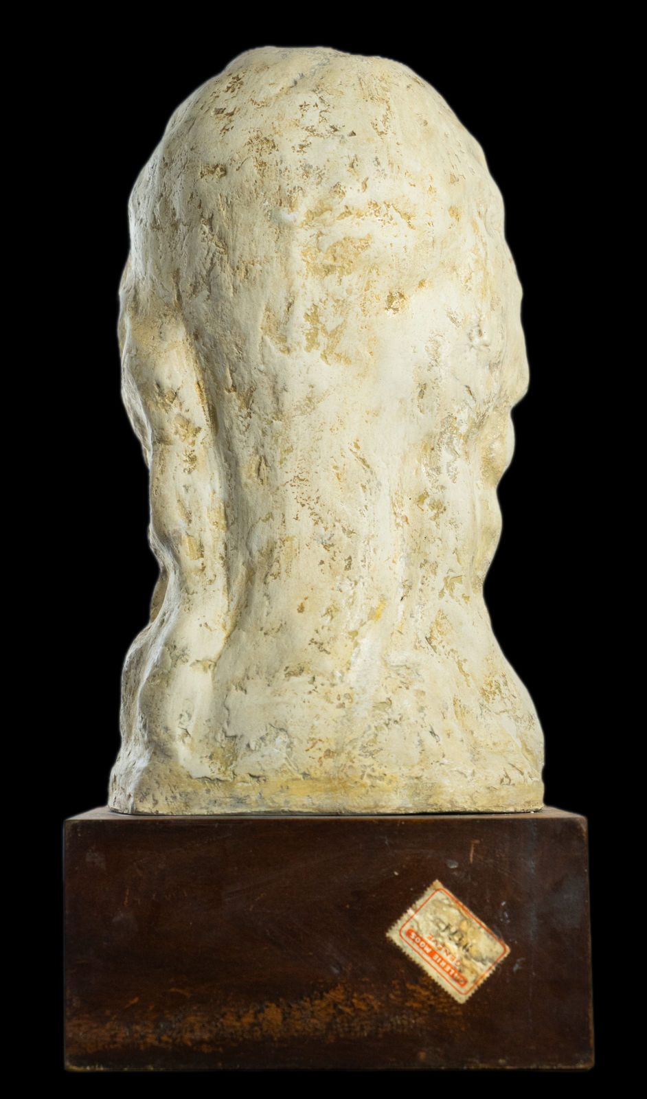 Very rare plaster by Ferdinand Hodler, depicting his beloved muse Valentine Godé-Darel. The only signed sculpture by Ferdinand Hodler, realized in Geneva c. 1914.