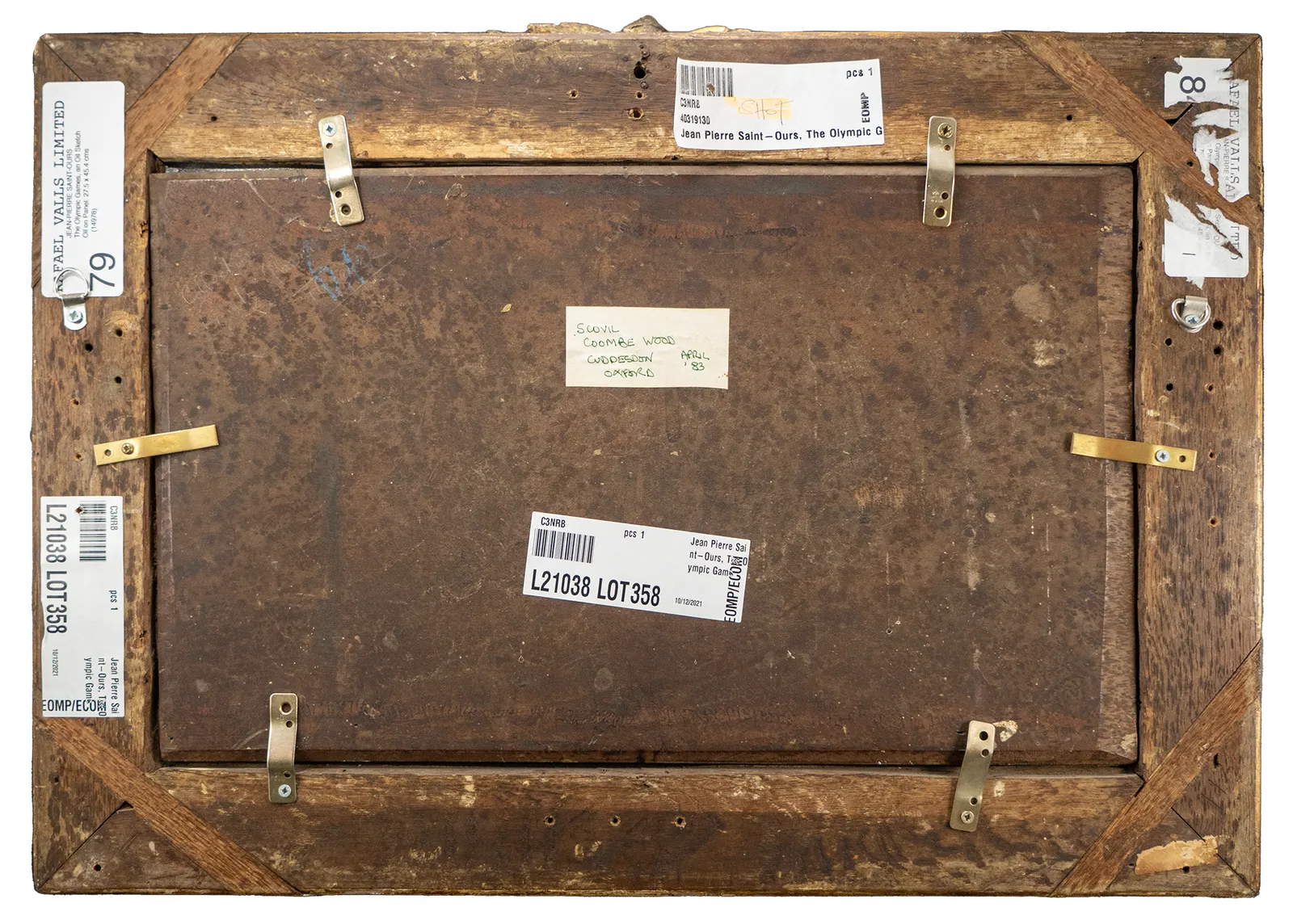 an old master painting by Swiss artist Jean-Pierre Saint-Ours depicting the Greec scene of the Olympic games