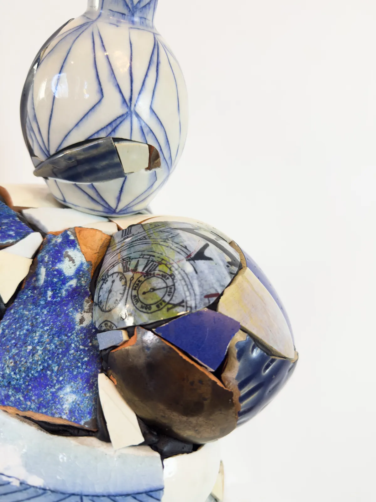 Chase Travaille, Mother Willendorf, ceramic shard, 17x9x8in