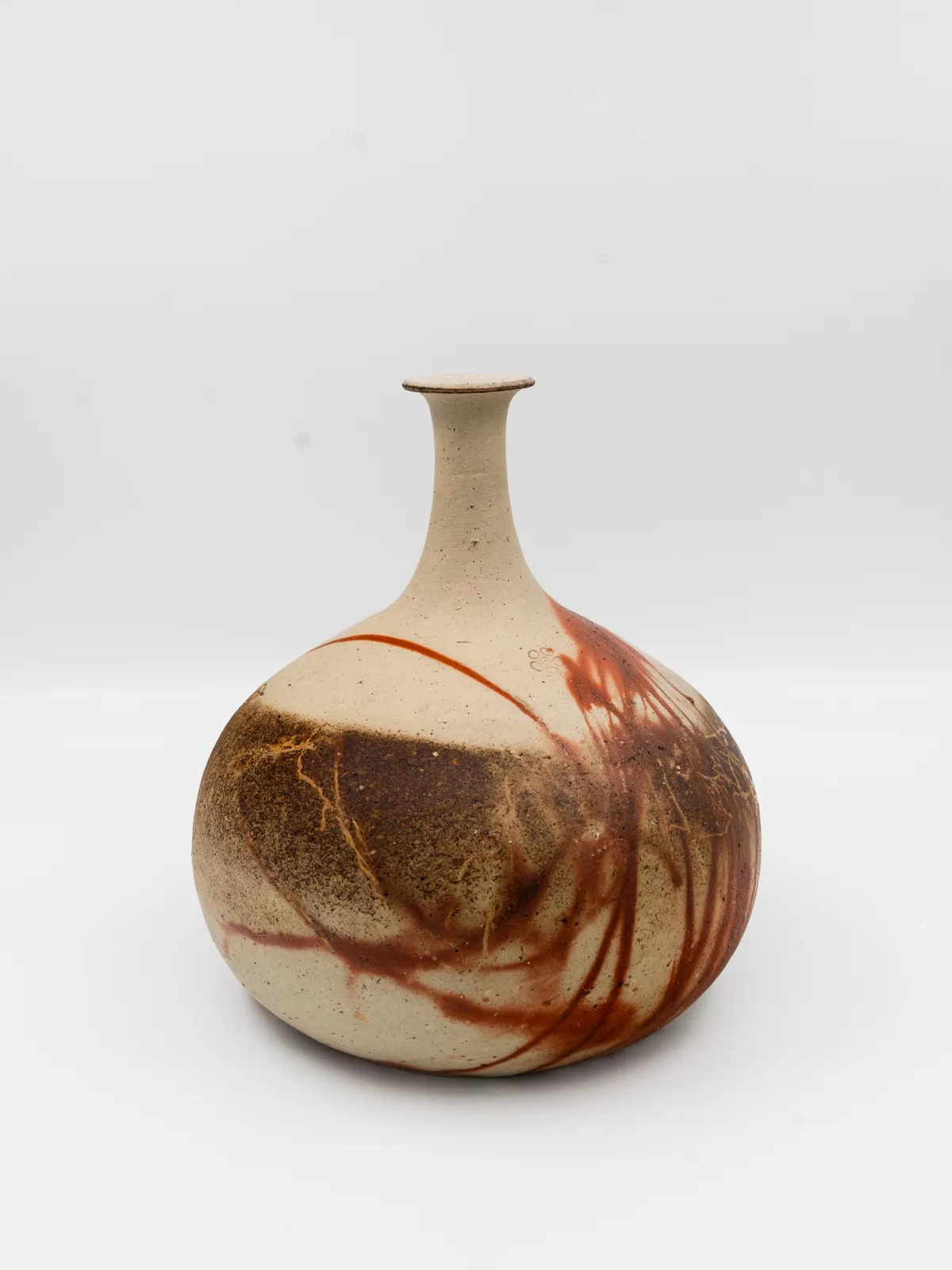 Togaku Mori b. 1937 Vase, 2005 Signed tomobako, inside lid stoneware 23 x 12 in