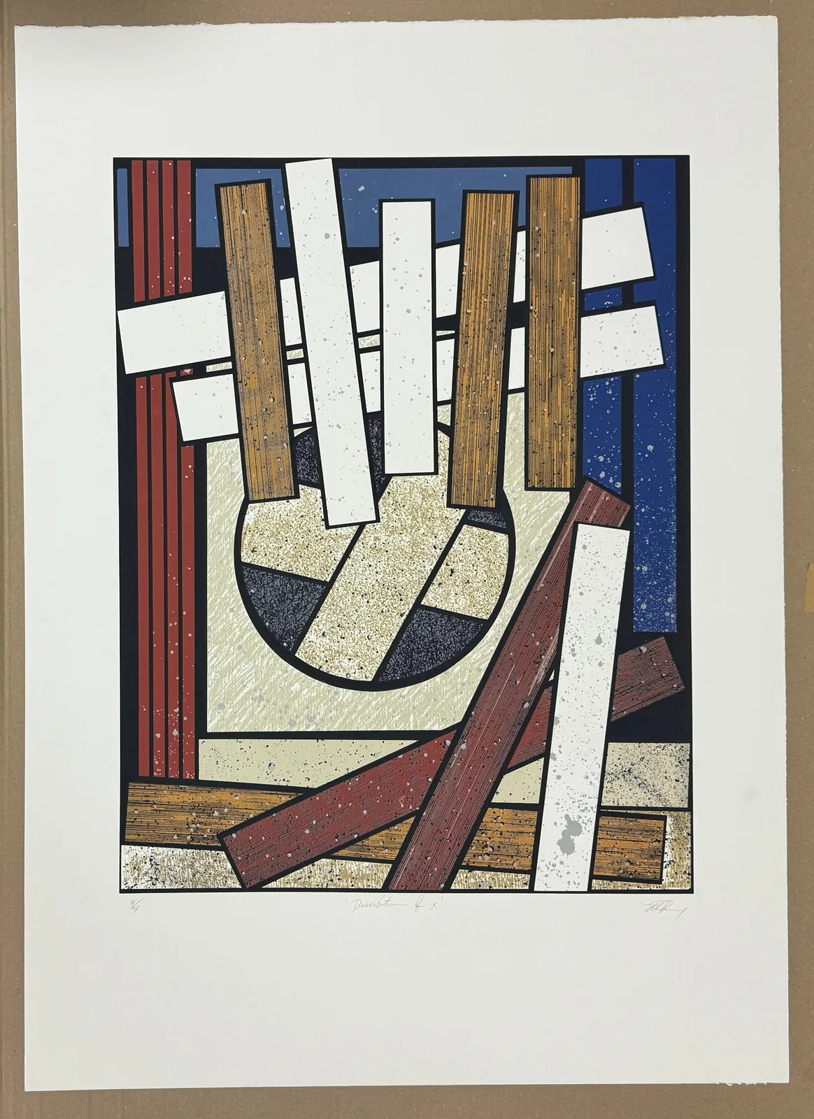 Mavis Pusey, Dissolution of X, 28 3/4 x 22 1/2 in