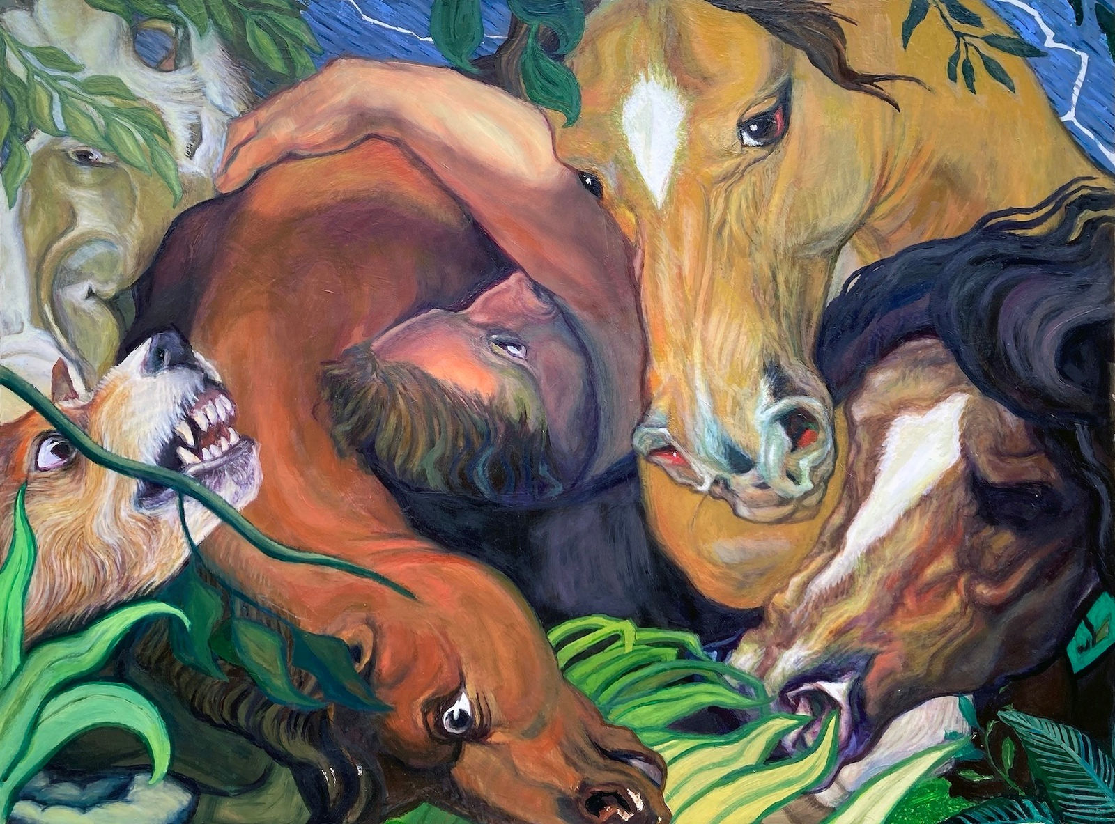 Antonia Barolini-Alvarez, The Tempest, 18 x 24 in