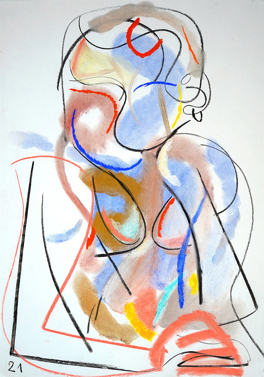 Masha Reva, Self-portrait , 2021