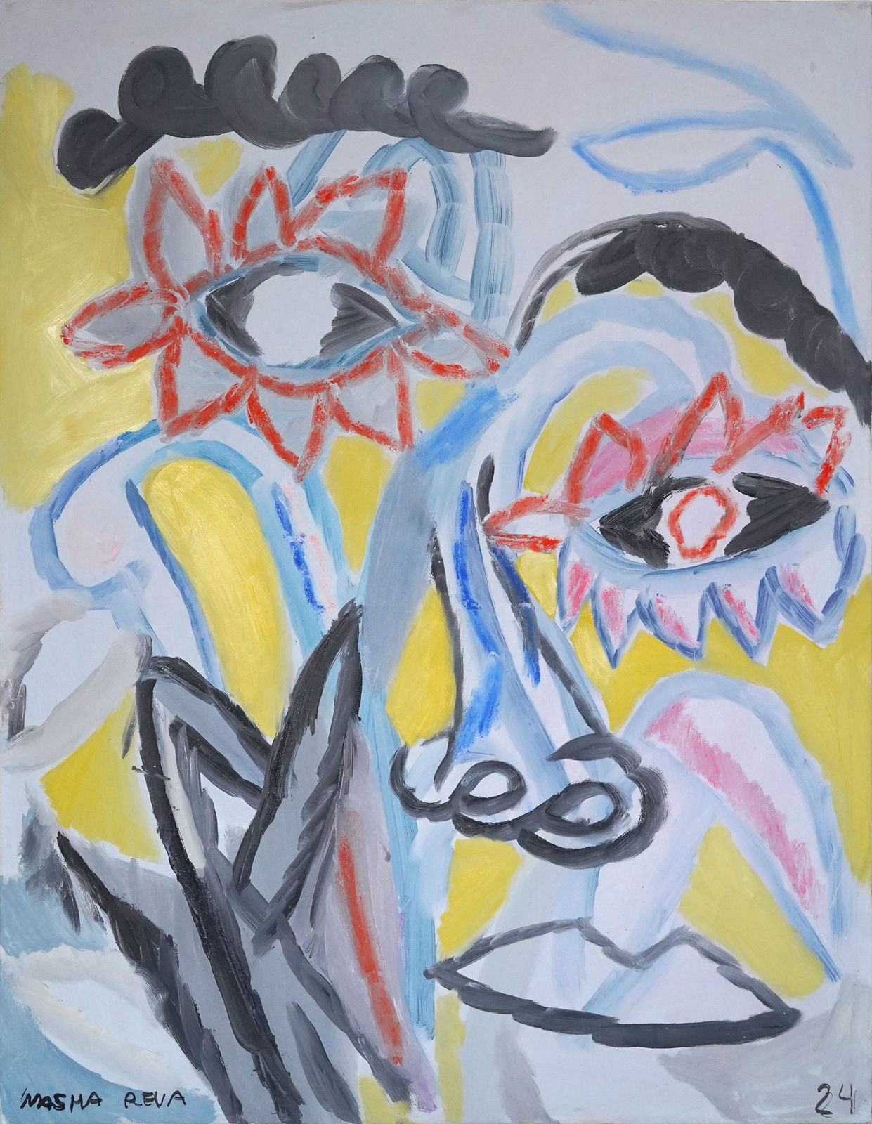 Masha Reva, Human Flower , 2024