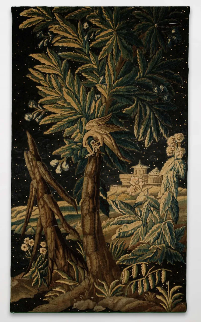 Renaud Auguste-Dormeuil, Tapisserie dite du serpent, Hope It Was Worth It (Ciel du 22 juin 1759 : dernière journée de visibilité de la comète de Halley dans le ciel de Lisbonne (Portugal)), 2023