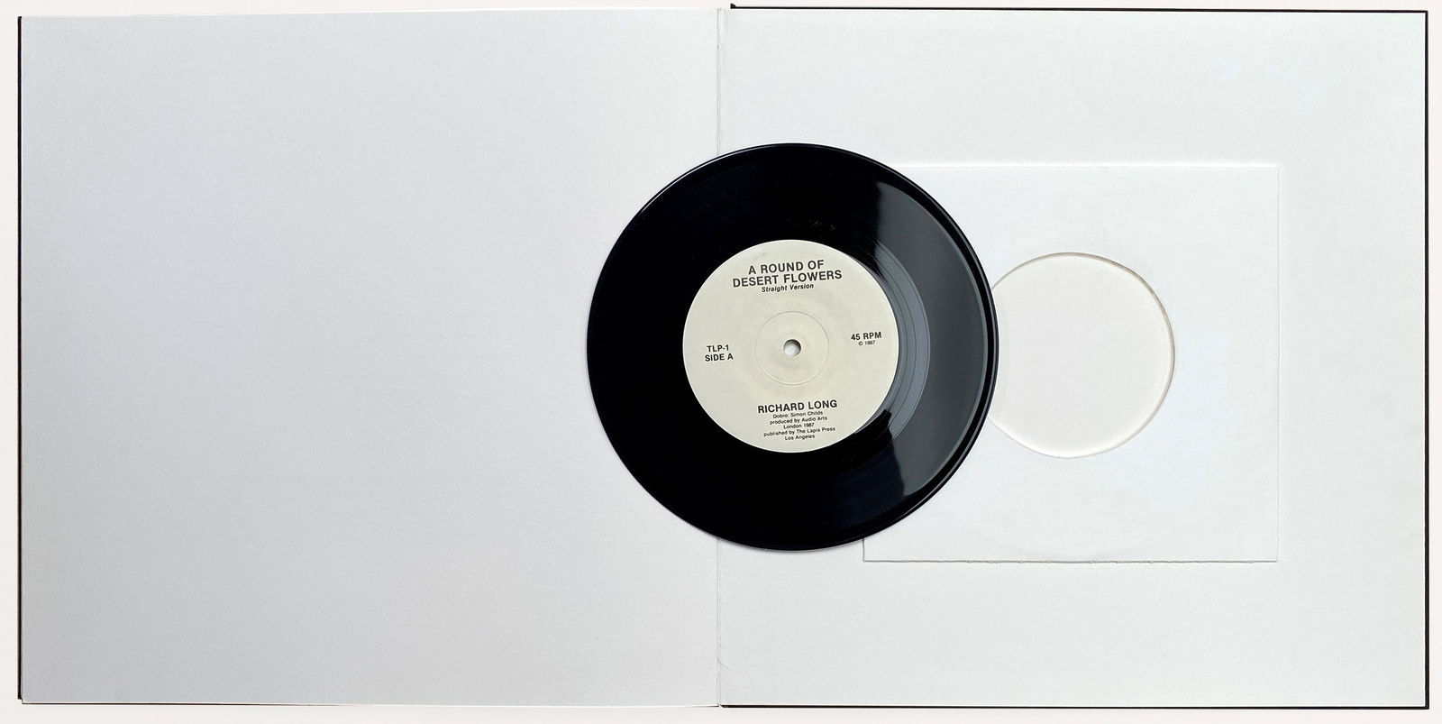 Richard Long, Dust Dobros Desert Flowers, 1987